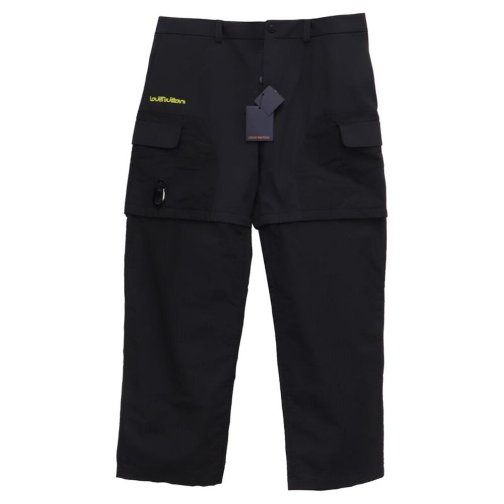 Louis Vuitton 2-Way Detachable Cargo Pants in Black Polyamide